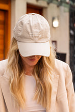 Load image into Gallery viewer, Edited / Projects | Hats | EP Baseball Hat | Tan w/Vintage White