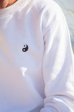 Load image into Gallery viewer, shop_name] | Sweatshirts | Tillie Crew - White w/Yin + Yang
